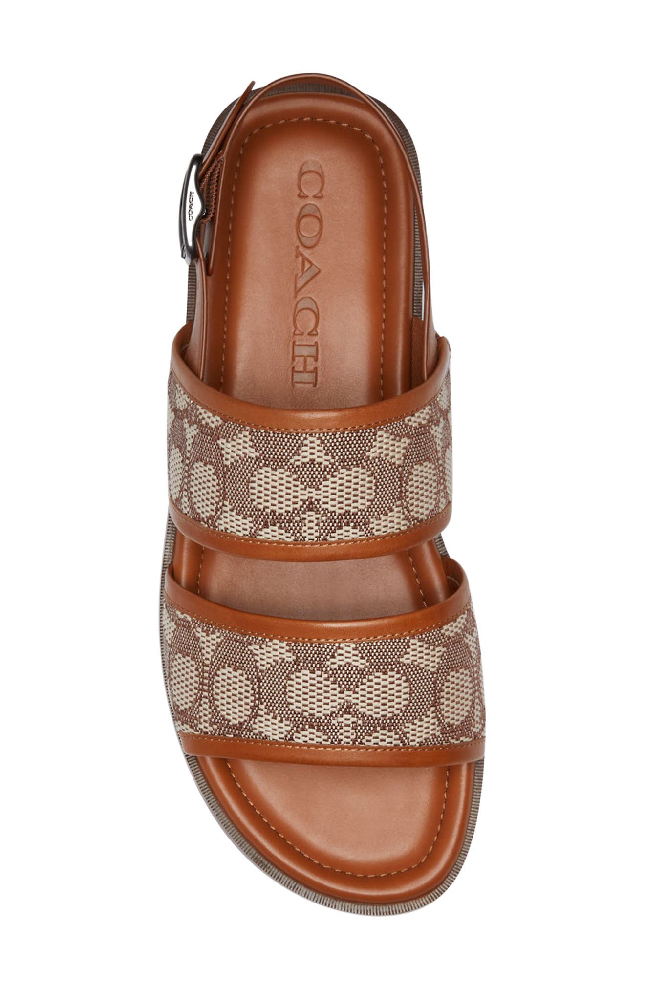 COACH Julian Signature Jacquard Slingback Sandal, Alternate, color, 