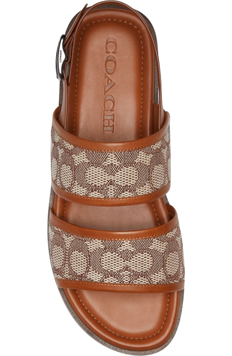 COACH Julian Signature Jacquard Slingback Sandal, Alternate, color,