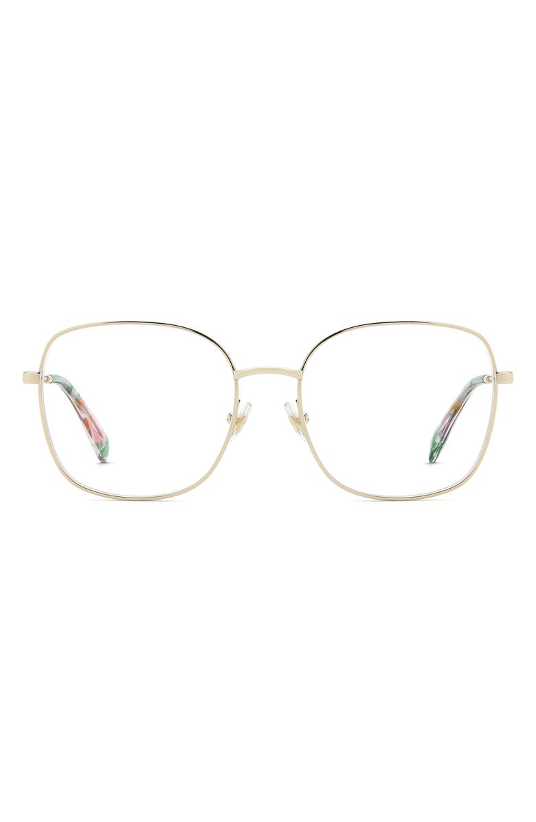 Kate Spade New York josee 53mm square reading glasses, Main, color,