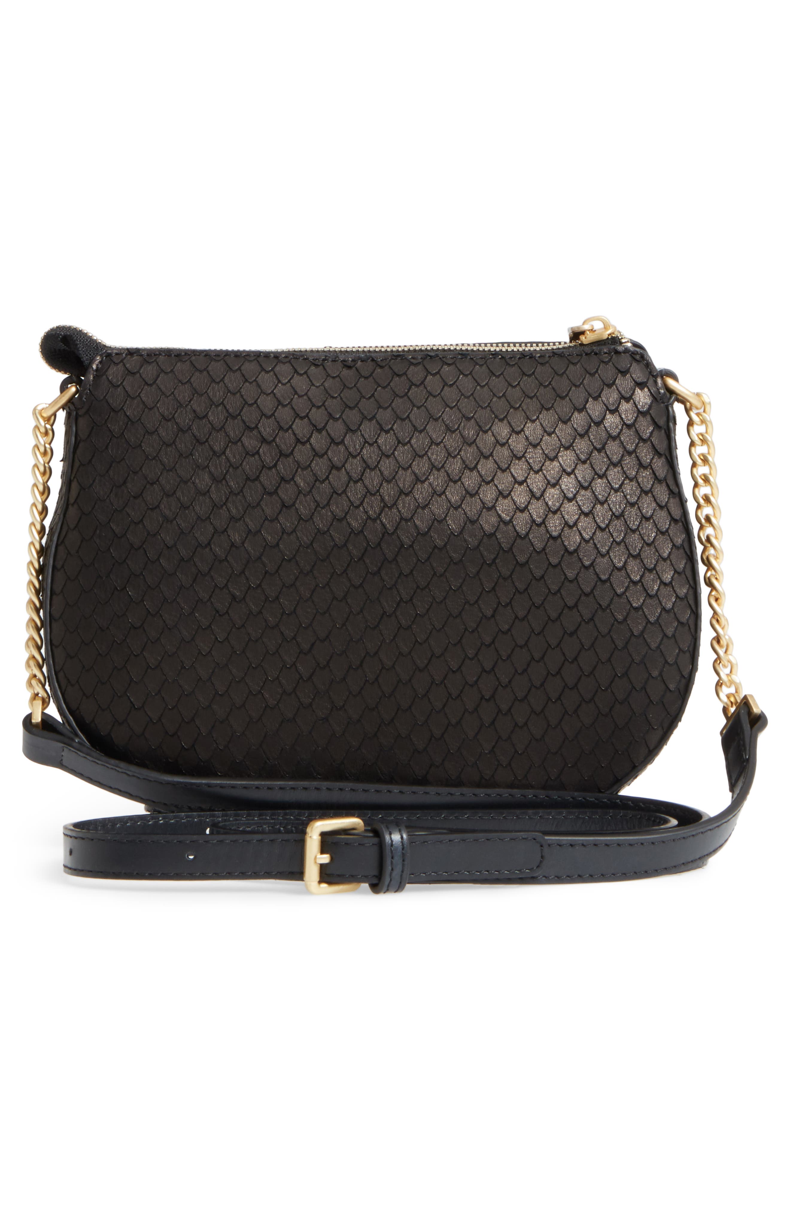 CELINE DION Octave Leather Crossbody Bag, Alternate, color, 