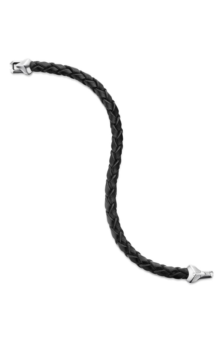 David Yurman 'Armory' Leather Bracelet, Alternate, color,