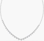 Everlee Graduated Mini Tennis Lab Diamond Necklace in 14K