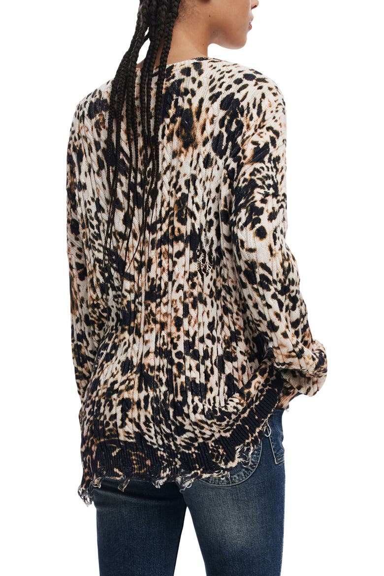 Cable Stitch Sweater, Alternate, color, LIGHT BEIGE