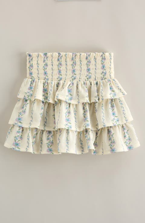 Kids' Smocked Tiered Skirt (Big Kid)