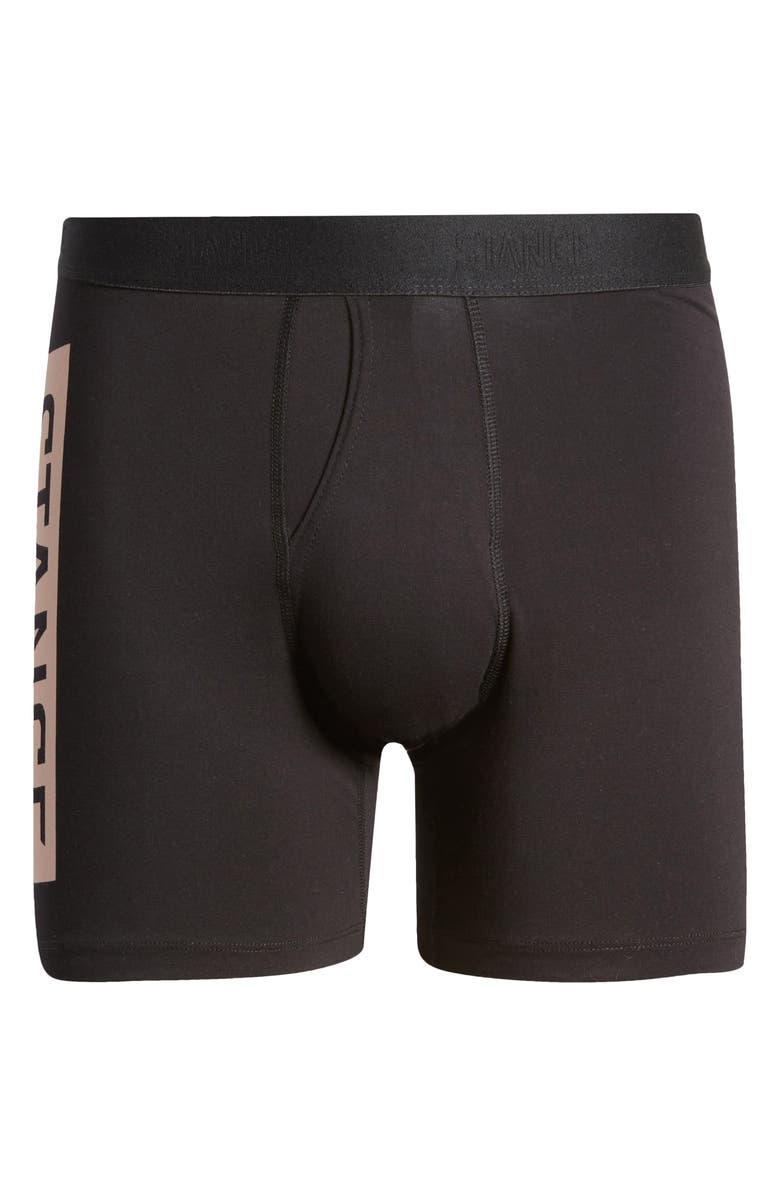 Stance Logo Boxer Briefs, Alternate, color, Black