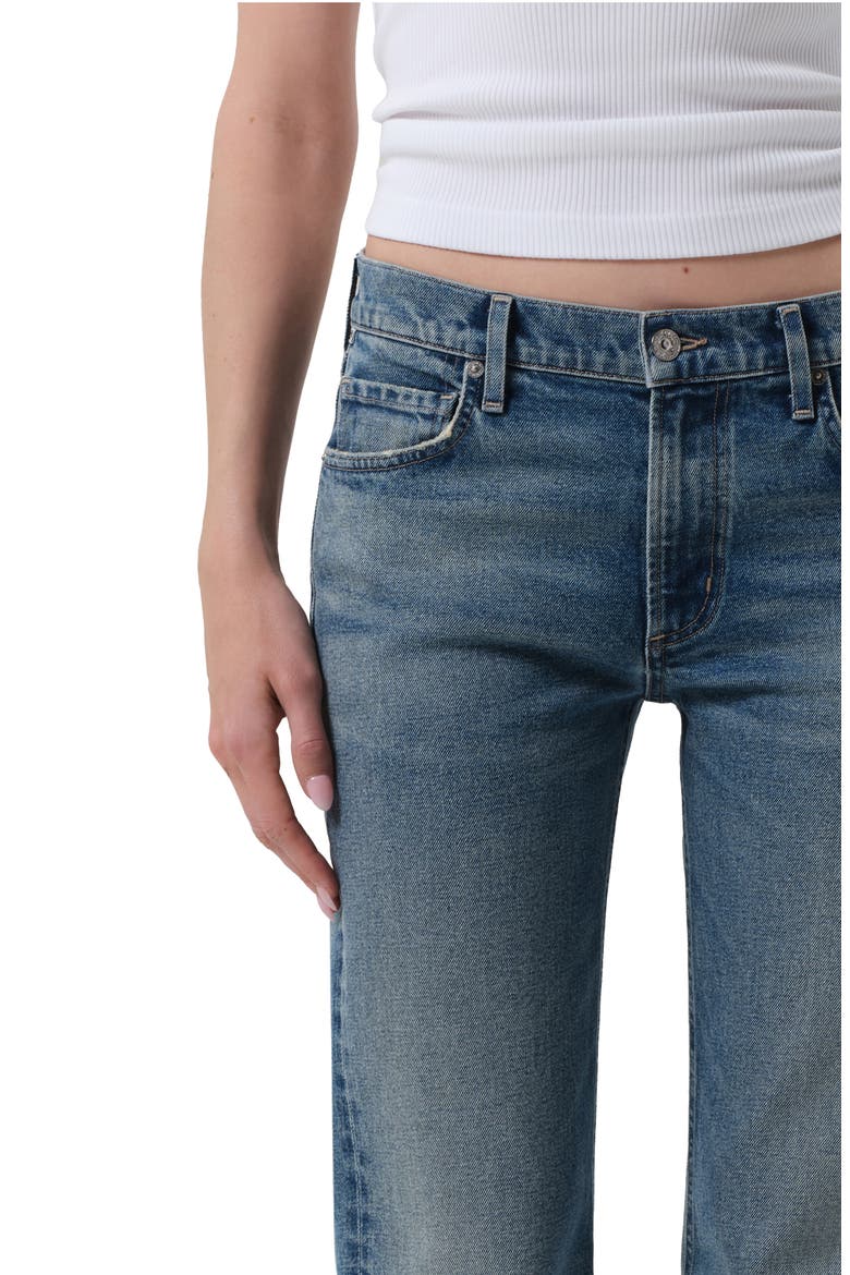 Genova Low Rise Bootcut Jeans, Alternate, color, CLAIRO