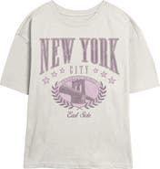 Lost Gods Junior's New York City Brooklyn Short Sleeve Skimmer T-Shirt