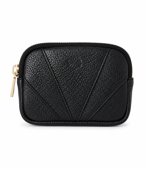 Écrin Almaira Textured Leather Zip Pouch