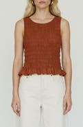 VERO MODA Nori Smocked Sleeveless Top