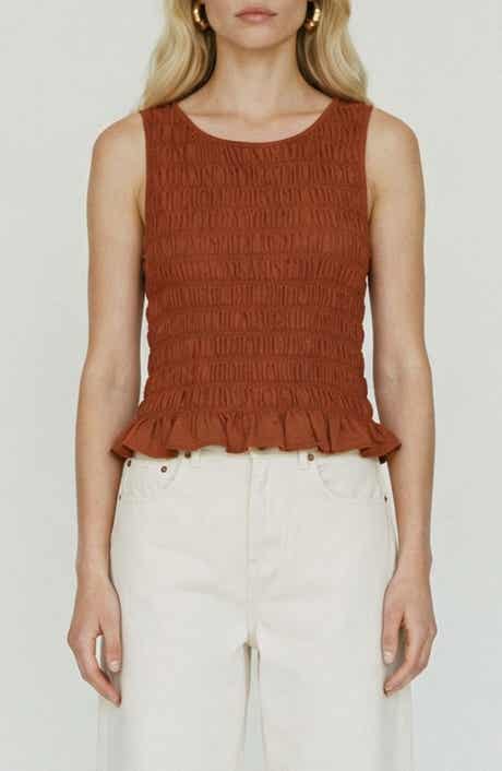 VERO MODA Nori Smocked Sleeveless Top