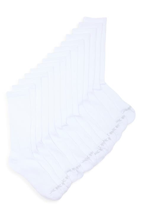 7-Pack Half Terry Crew Socks