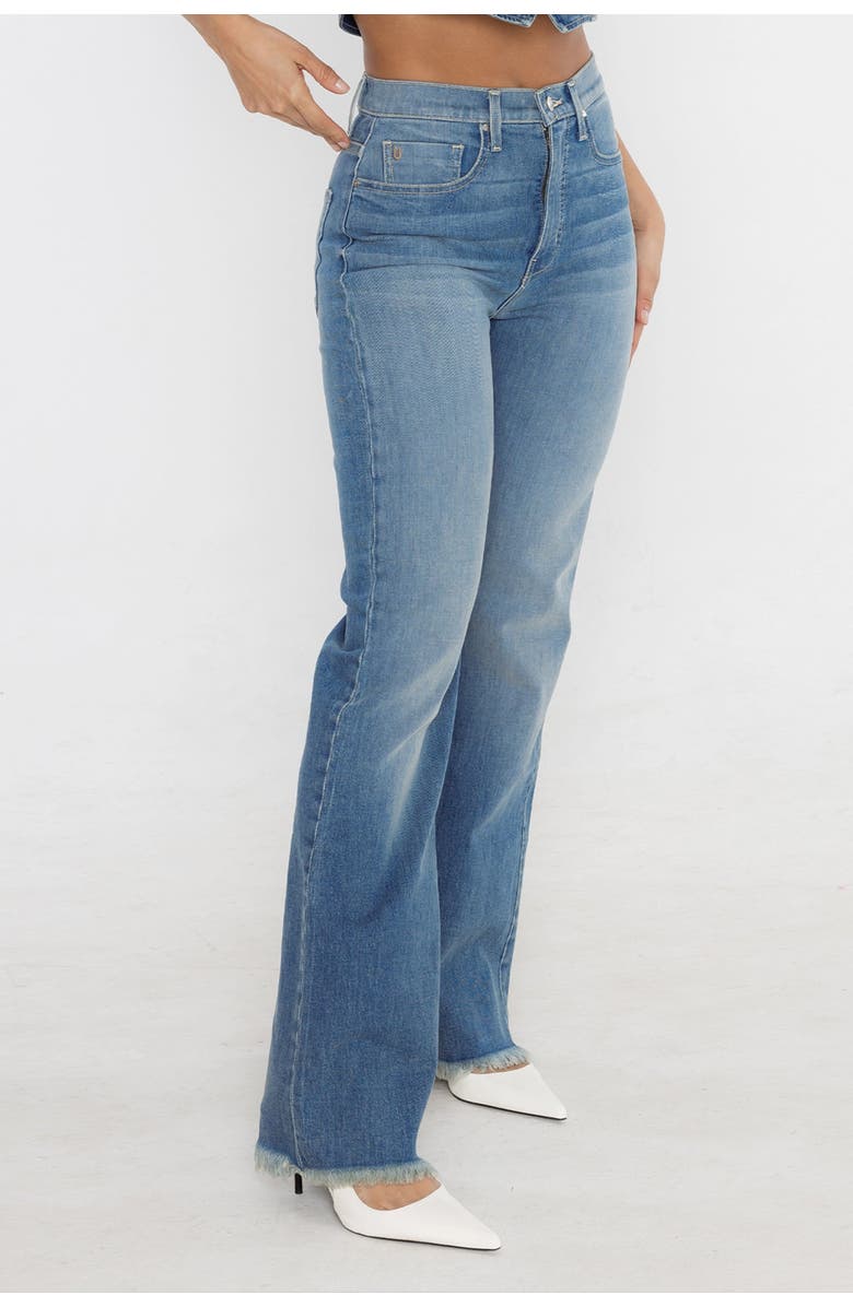 Rudes Denim The Ali Boot Cut Jean, Alternate, color, Lagoon Blue