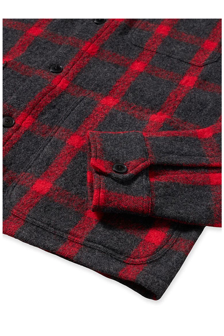 Steck Wool Check Overshirt, Alternate, color, MELANGE