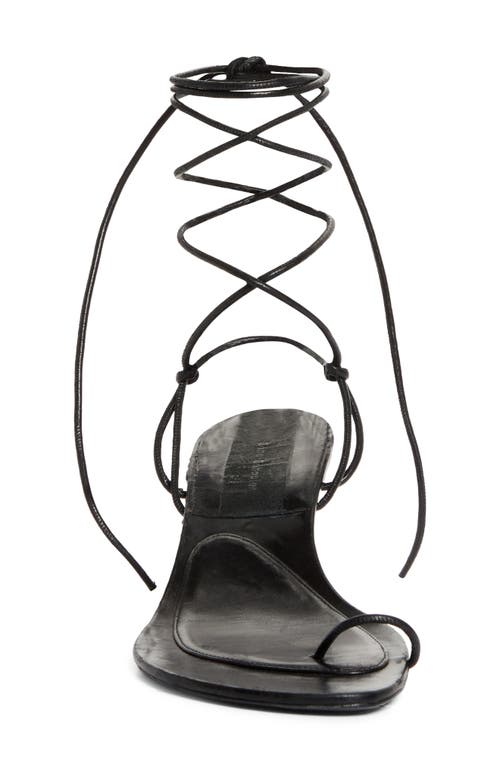 PROENZA SCHOULER PROENZA SCHOULER SLASH TIE KITTEN HEEL SANDAL 