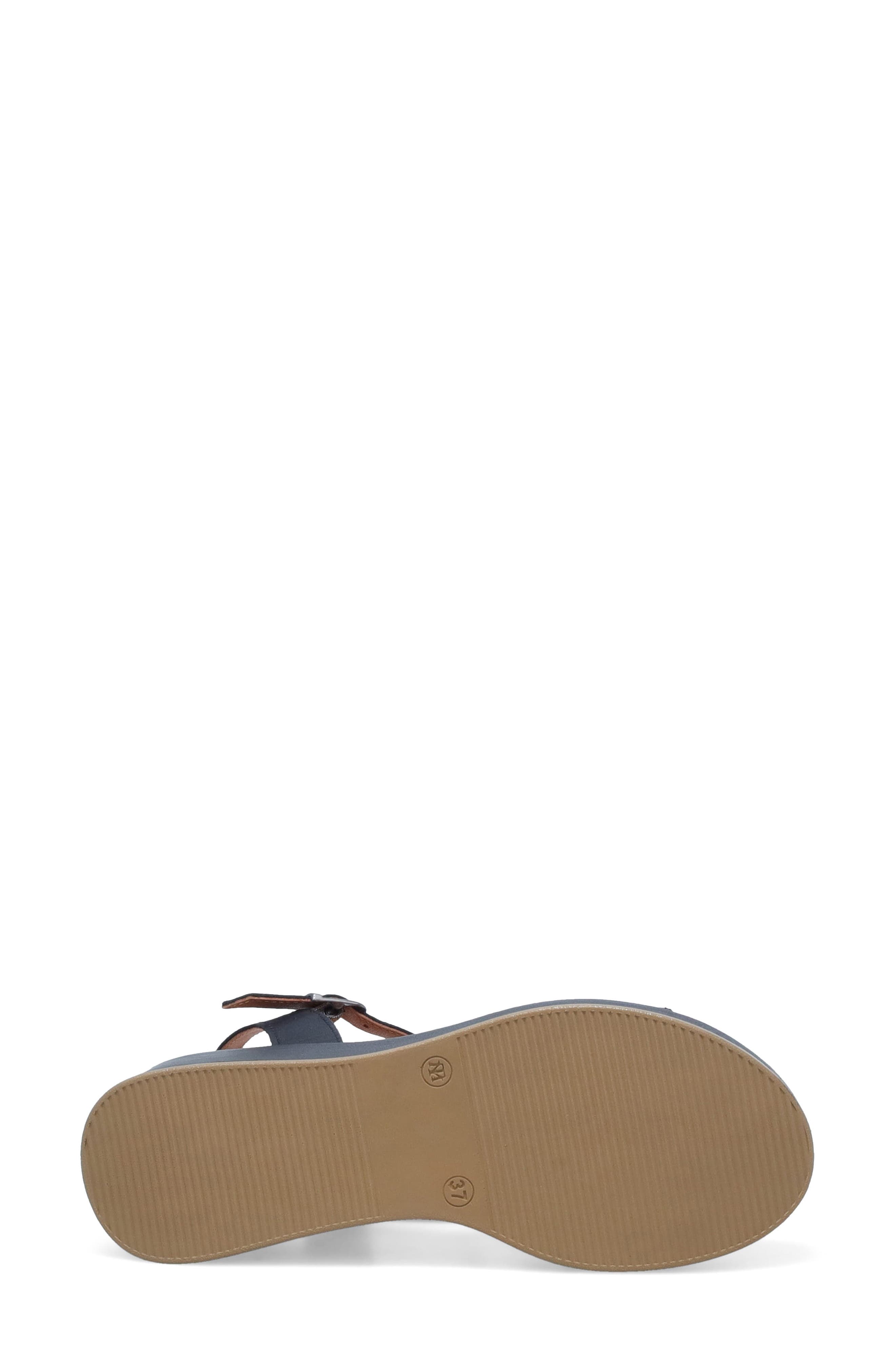 Miz Mooz Preston Ankle Strap Wedge Sandal, Alternate, color, 