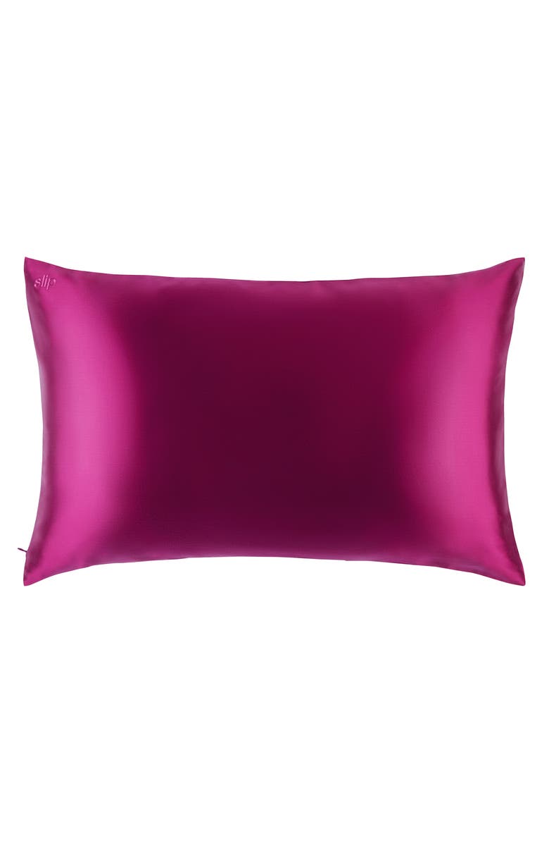 slip Pure Silk Queen Pillowcase, Alternate, color, Ultra Violet