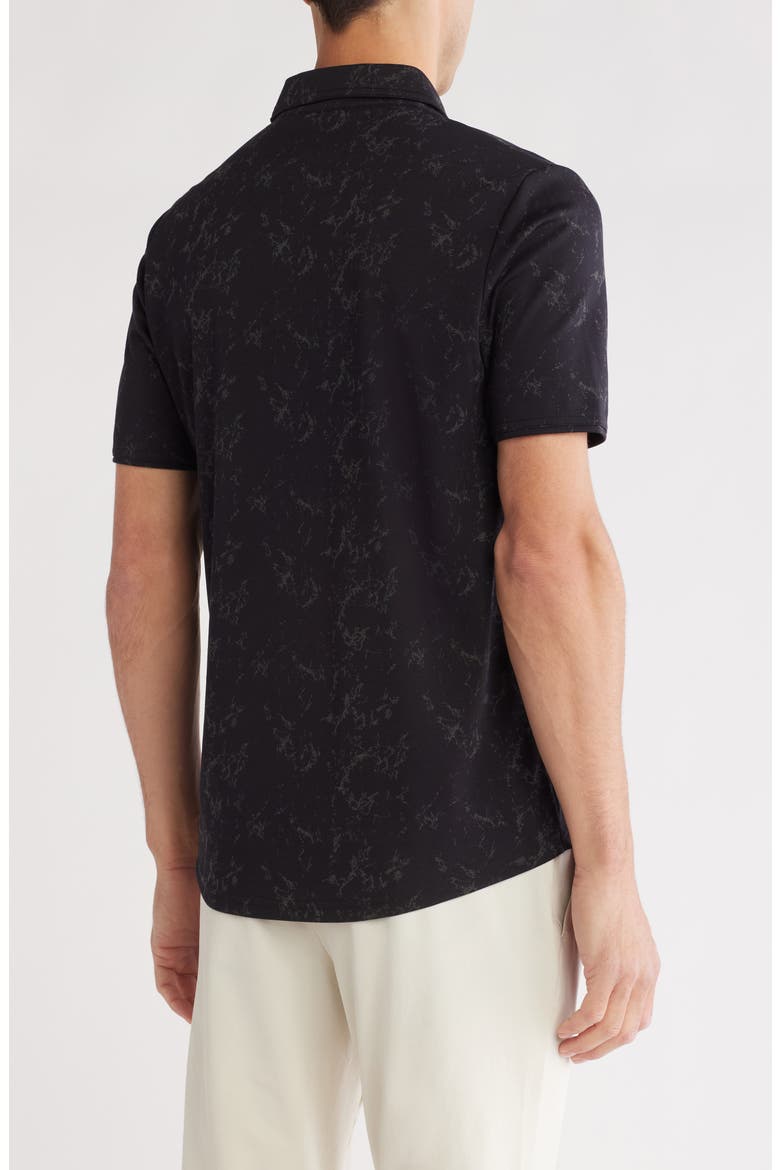 Warmer Tides Polo, Alternate, color, BLACK