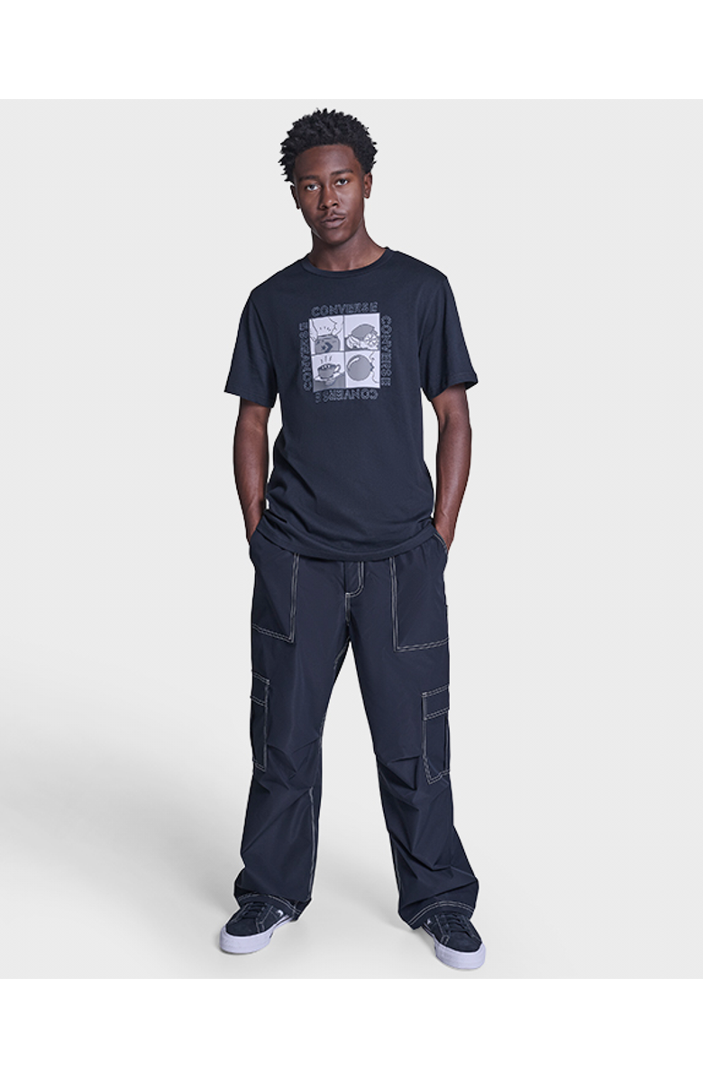 Converse Comic Strip T-Shirt, Alternate, color, Converse Black