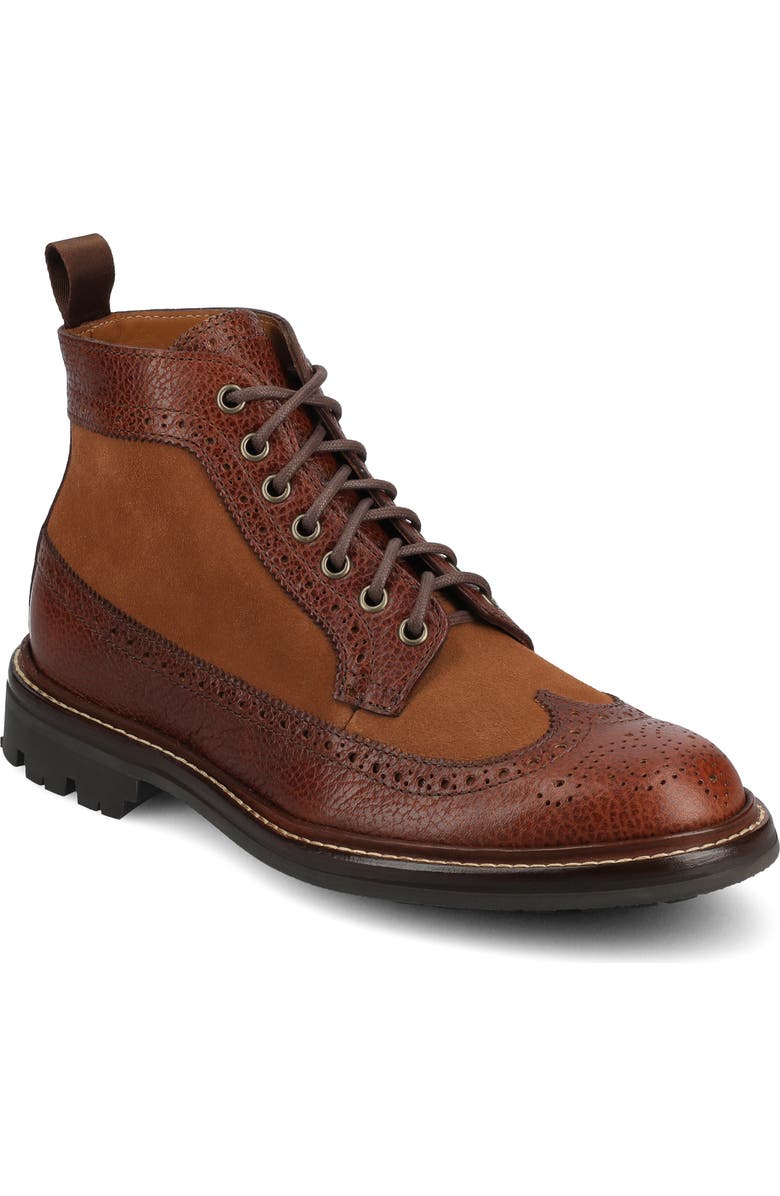 TAFT The Boston Longwing Boot, Main, color, Whiskey