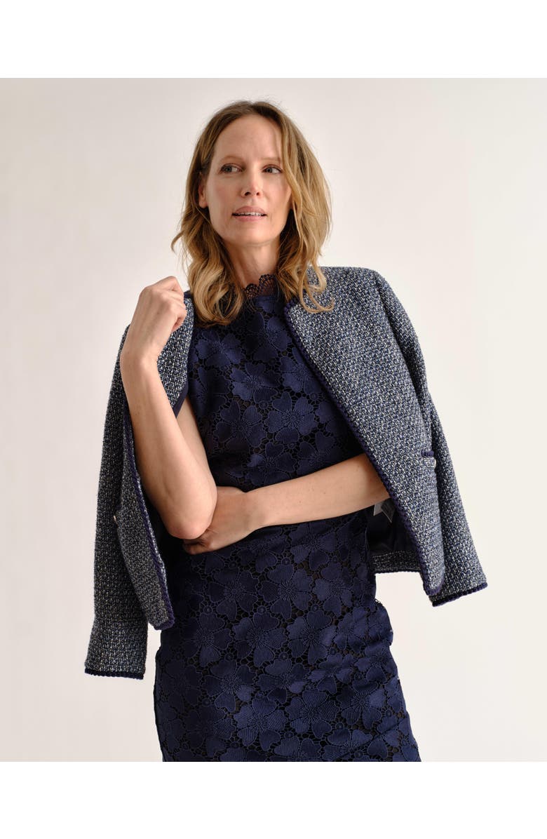 Cartolina Palma Dress, Alternate, color, Midnight Blue