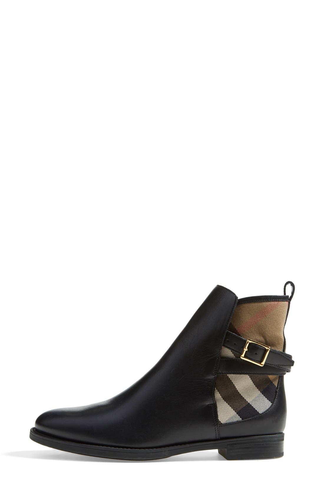 Burberry 'Richardson' Leather Boot, Alternate, color, 