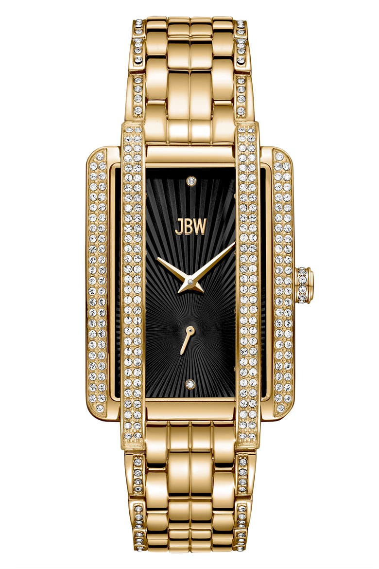 Mink Diamond Bracelet Strap Watch, 28mm, Main, color, 18K GOLD