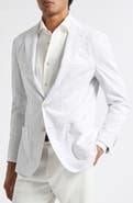 Eleventy Cotton & Linen Sport Coat with Removable Bib
