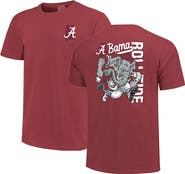 IMAGE ONE Men's Crimson Alabama Crimson Tide Sketched Mascot Comfort Colors T-Shirt