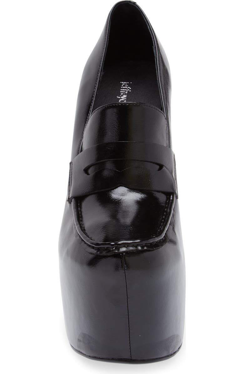 Jeffrey Campbell Long Last Platform Penny Loafer Pump, Alternate, color,
