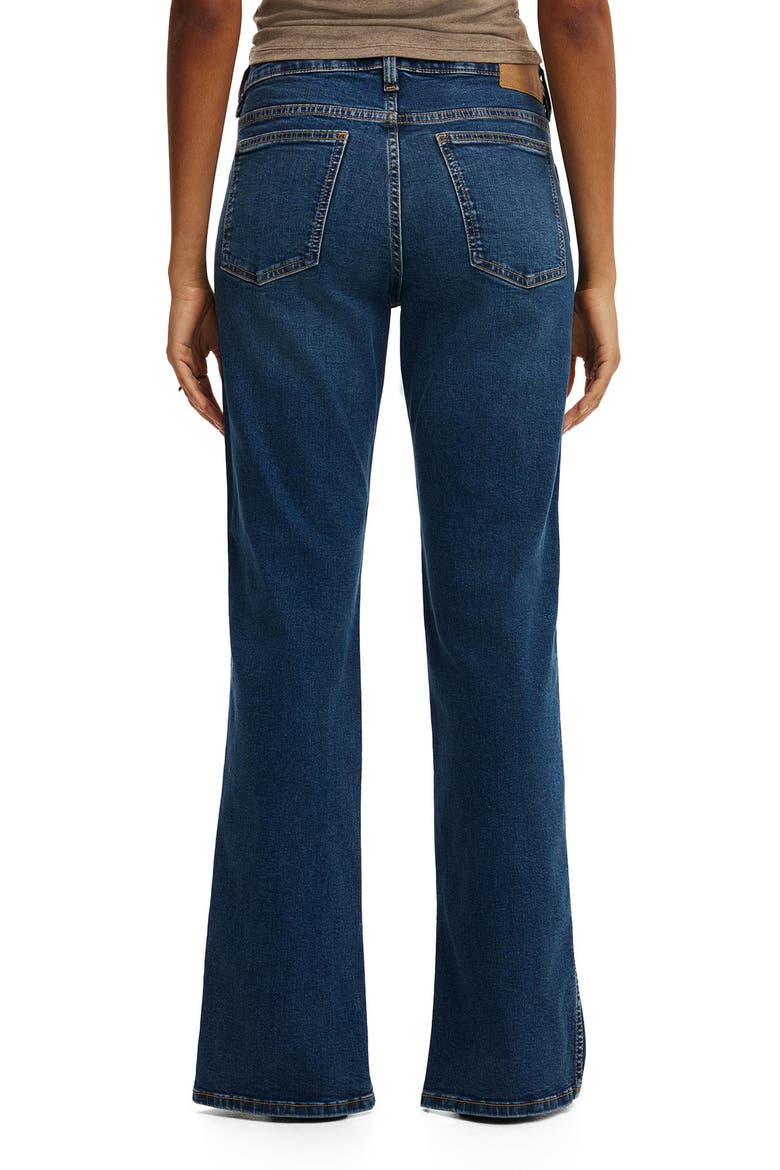 Stretch Slim Straight Leg Jeans, Alternate, color, SCORPIO BLUE SPLIT