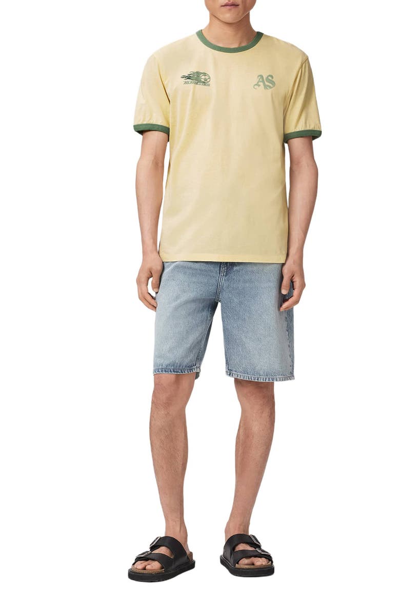 Brasilia Cotton T-Shirt, Alternate, color, CAPSICUM YELLOW