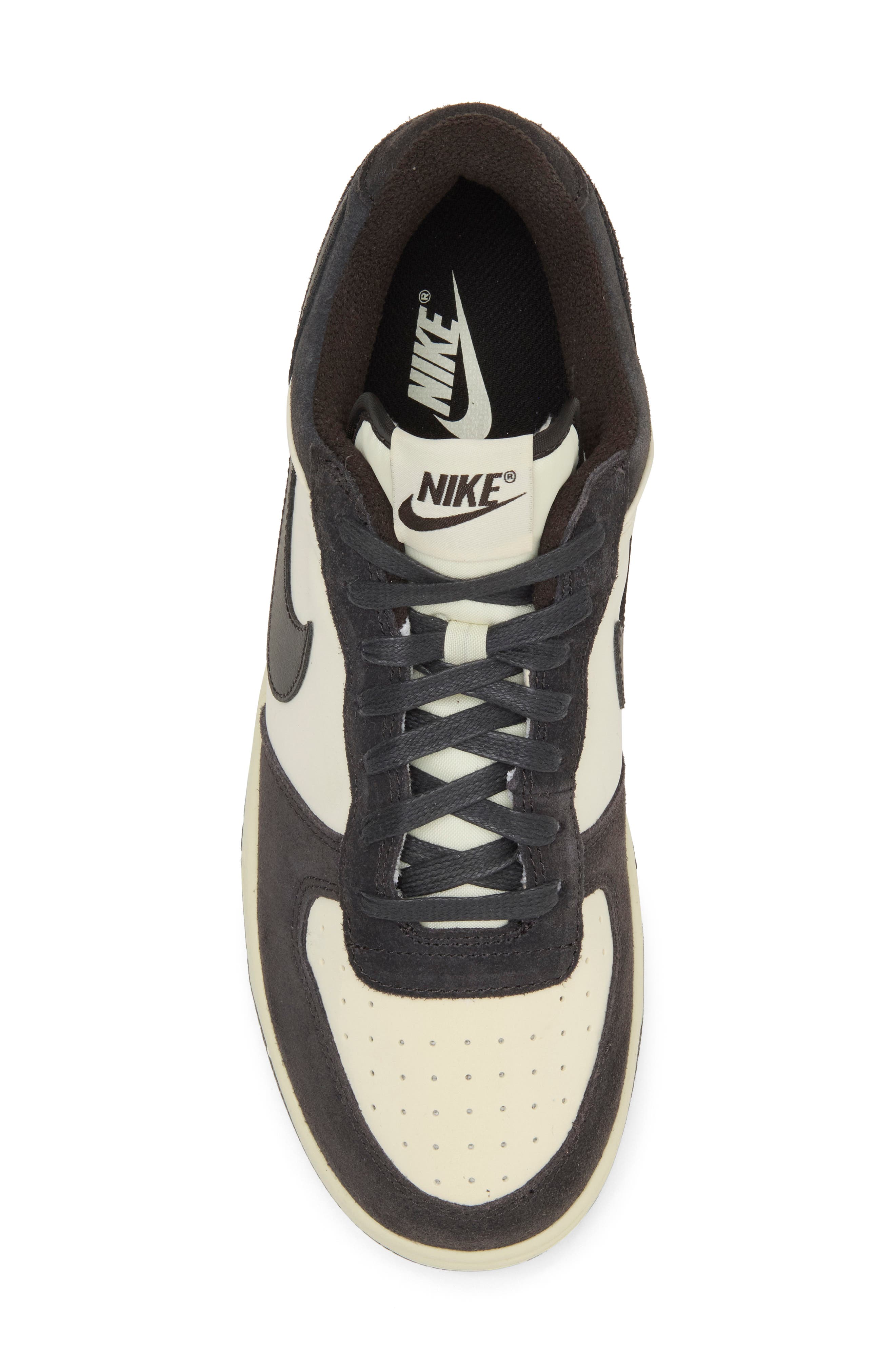 Big Low Lux Sneaker, Alternate, color, SHADOW BROWN/ COCONUT MILK