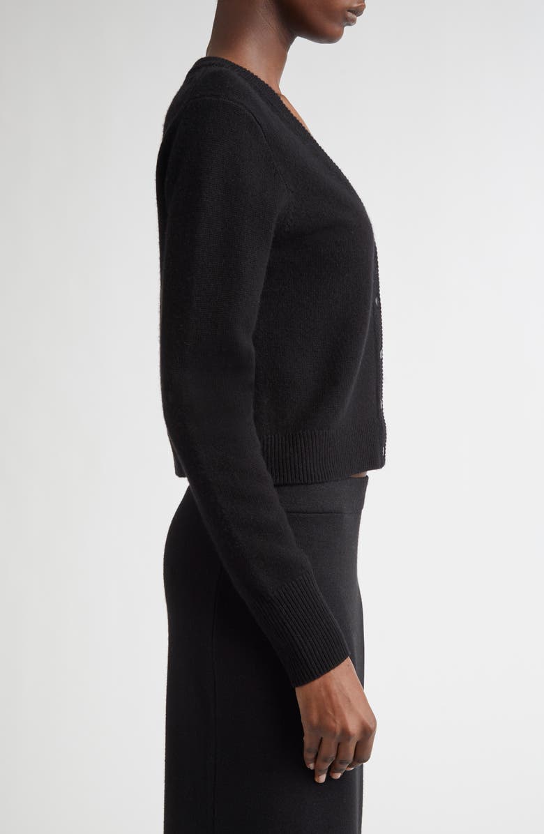 Vince Wool & Cashmere Cardigan, Alternate, color, Black