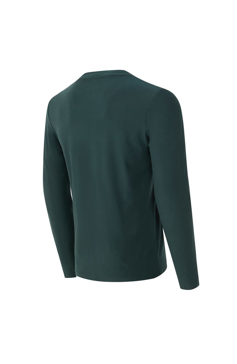 CONCEPTS SPORT Men's Concepts Sport Green Green Bay Packers Chestnut Long Sleeve Top & Pants Set, Alternate, color,