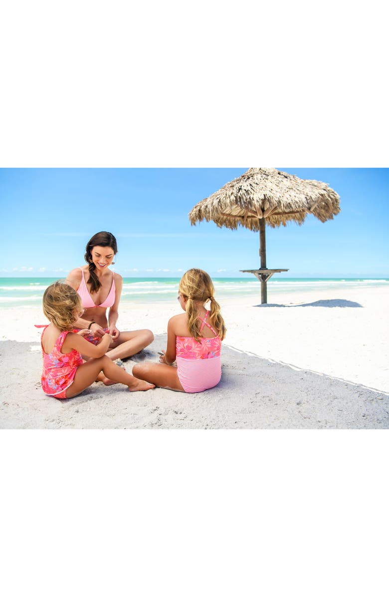 Snapper Rock Tropical Punch Skirt Swimsuit, Alternate, color,