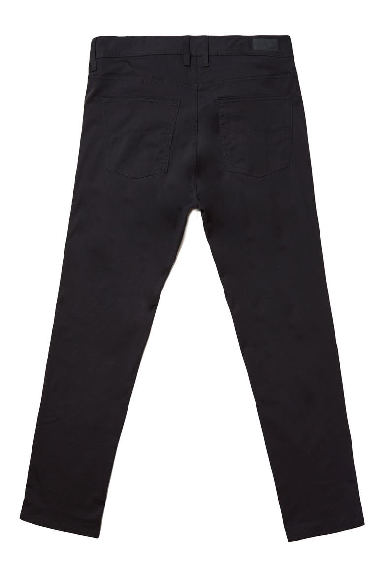Commuter Men's Slim Fit Five Pocket Pants, Alternate, color, BLACK