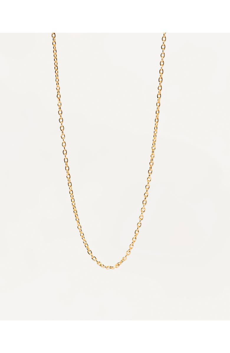 PDPAOLA Charms Chain Necklace, Main, color, Brass