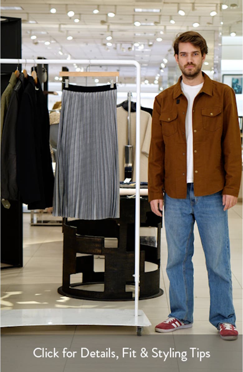 Nova Pleated Midi Skirt, sales video thumbnail