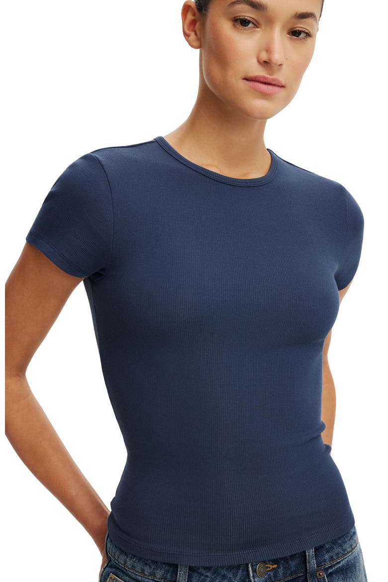 Women's Blake Crew Short Sleeve, Alternate, color, Shadow Navy