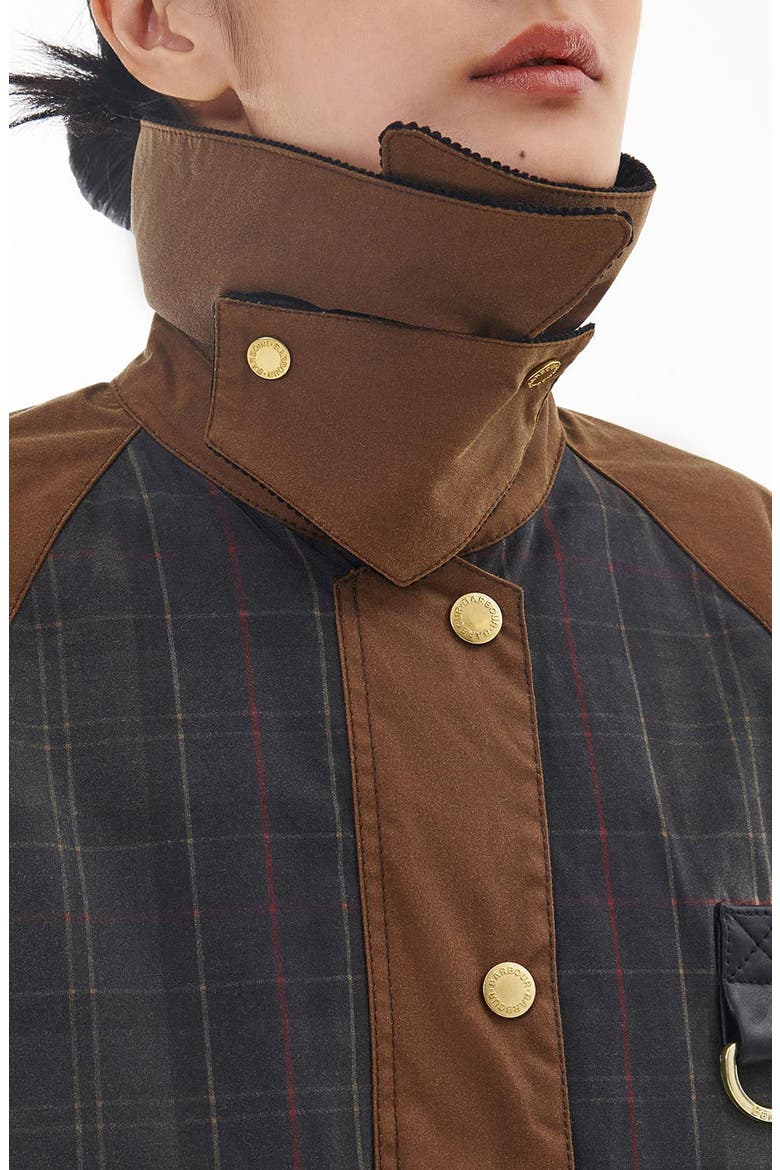 Premium Catton Waxed Cotton Jacket, Alternate, color, TAN/ DARK CLASSIC