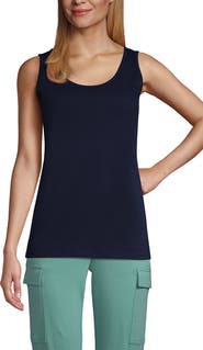 Lands' End Cotton Tank Top