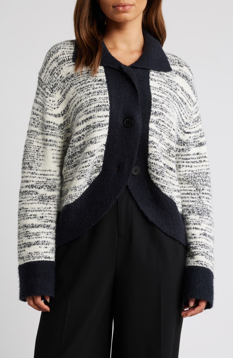 Masai Copenhagen Luvia Collar Cardigan, Main, color,