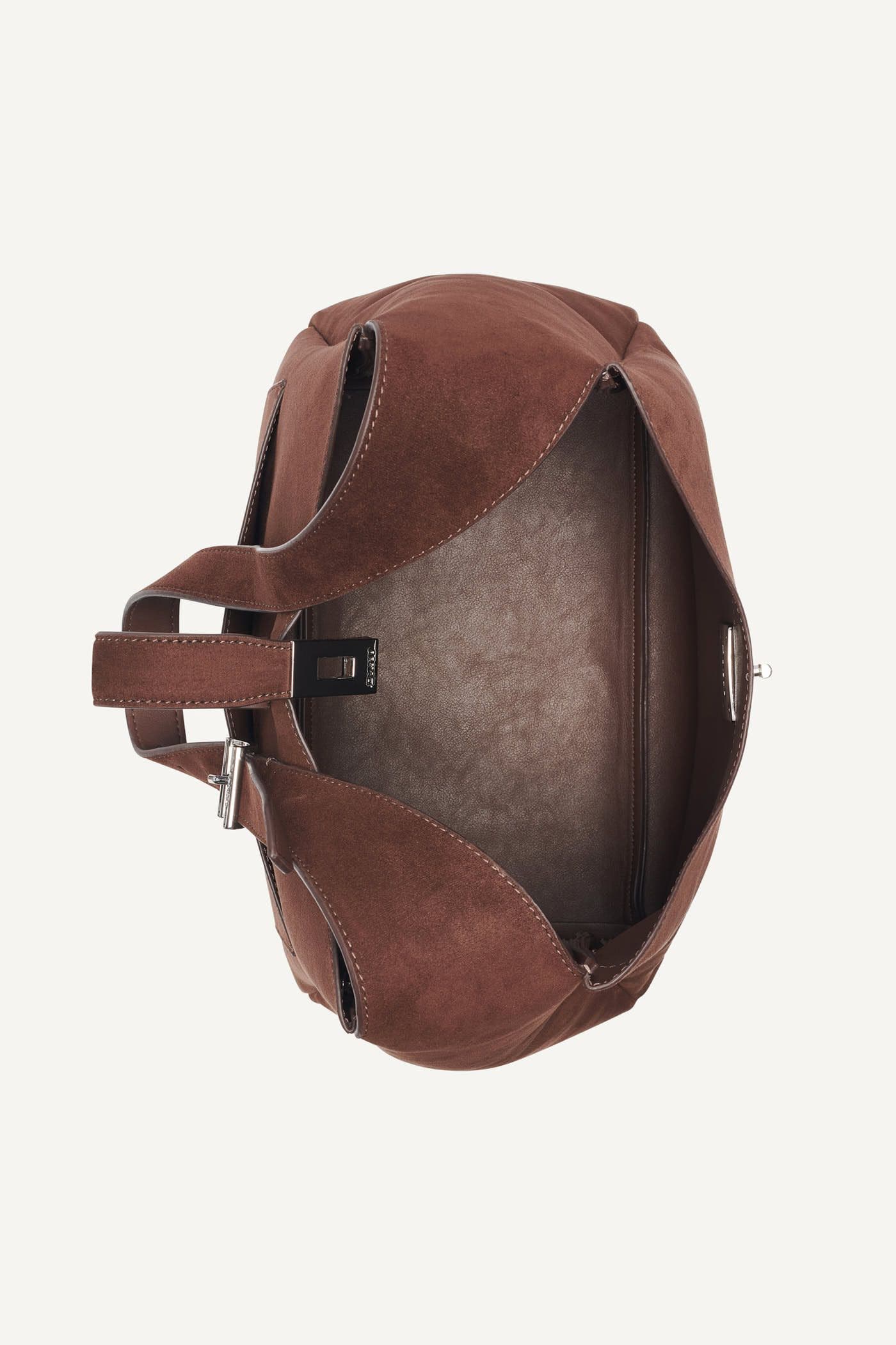 DKNY Daria Large Hobo, Alternate, color, Chocolate