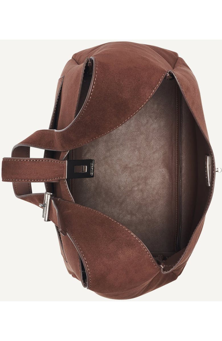 DKNY Daria Large Hobo, Alternate, color, Chocolate