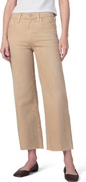 Joe's The Blake Raw Hem High Waist Ankle Wide Leg Jeans