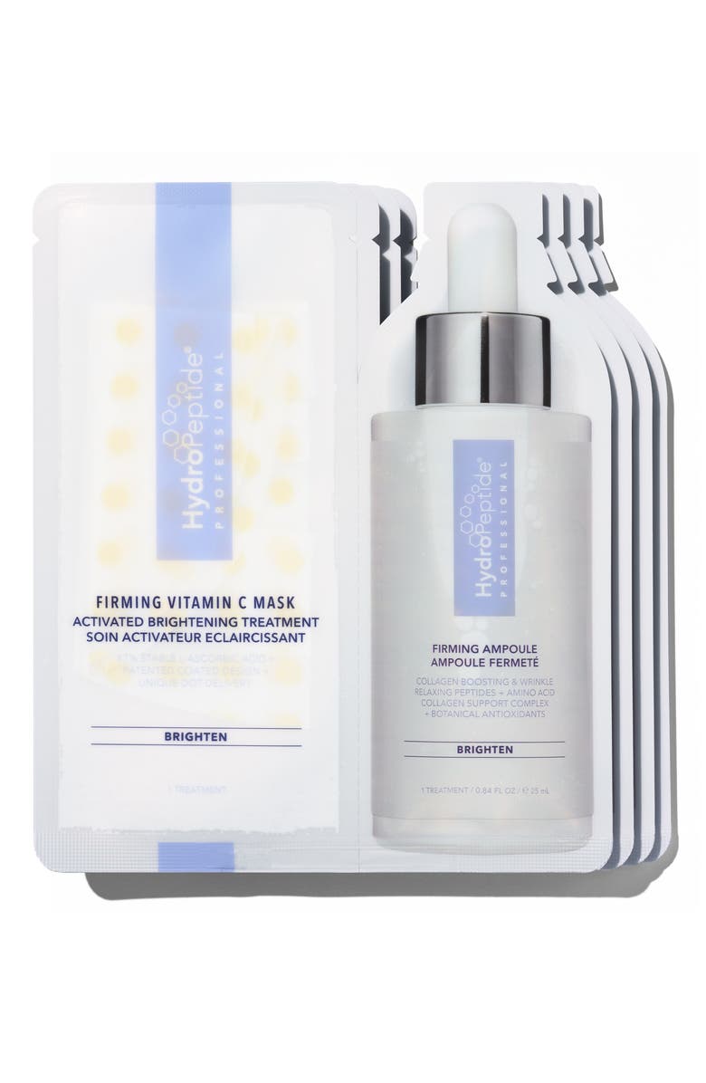 HydroPeptide Firming Vitamin C Mask Activated Brightening Treatment 4-Pack, Alternate, color, 