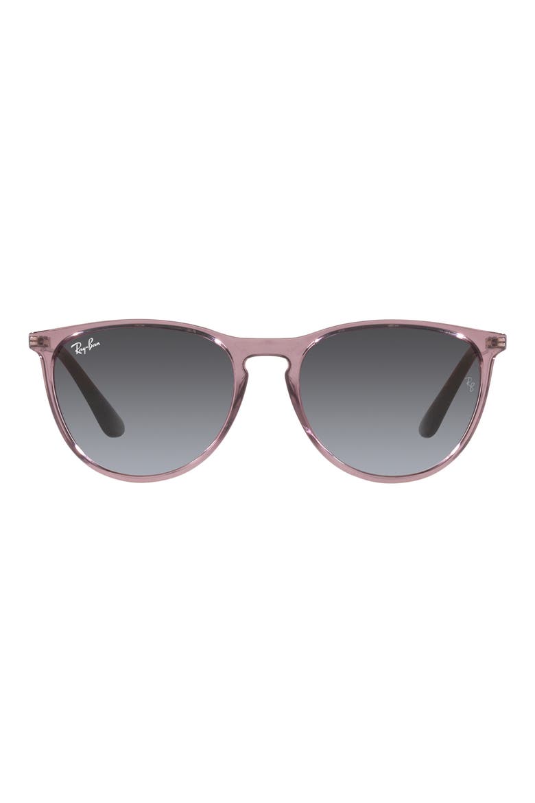 Kids' Junior Erika 50mm Gradient Phantos Sunglasses, Main, color, TRANSPARENT VIOLET