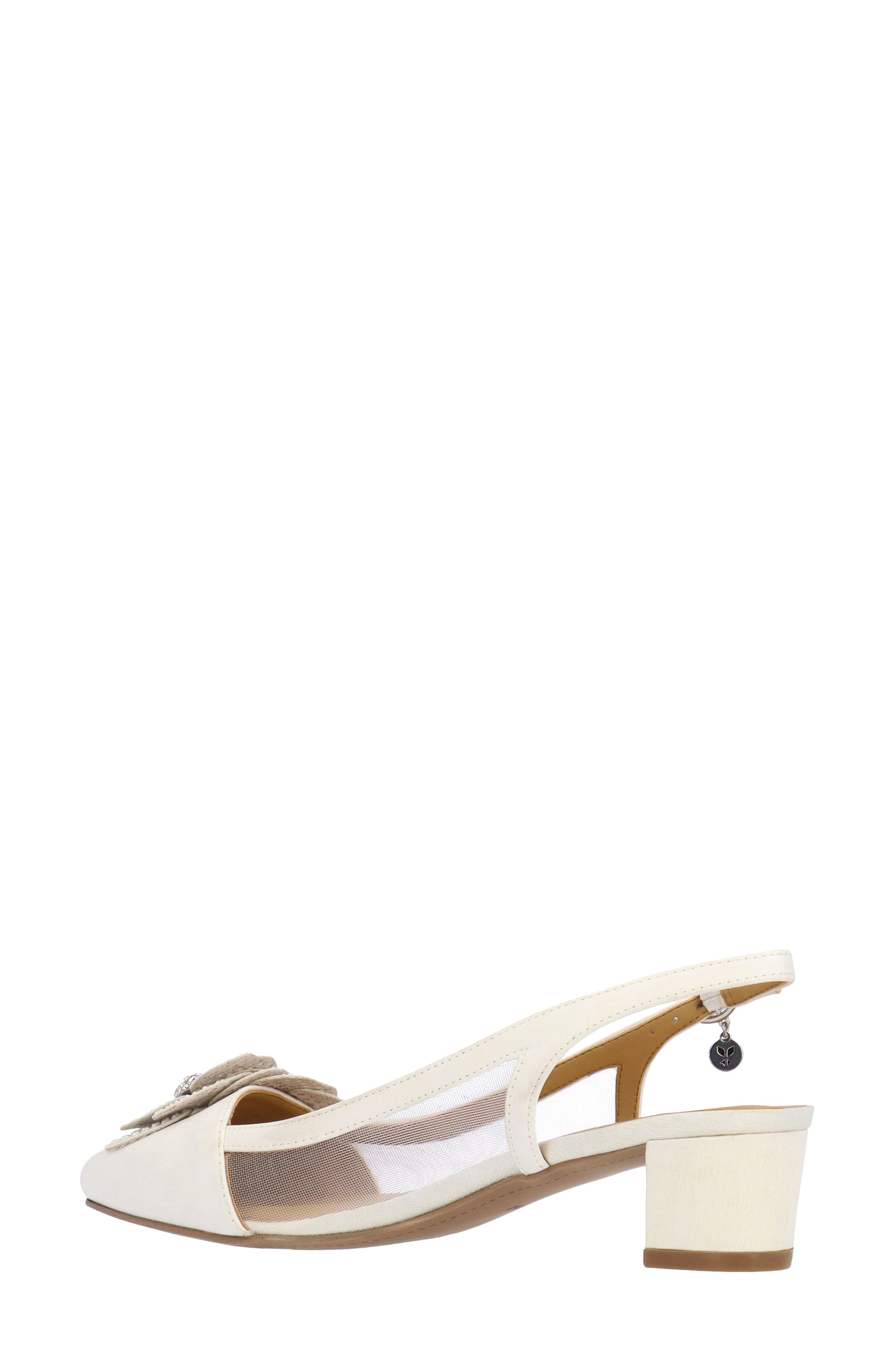 Bellina Slingback Pump, Alternate, color, WHITE
