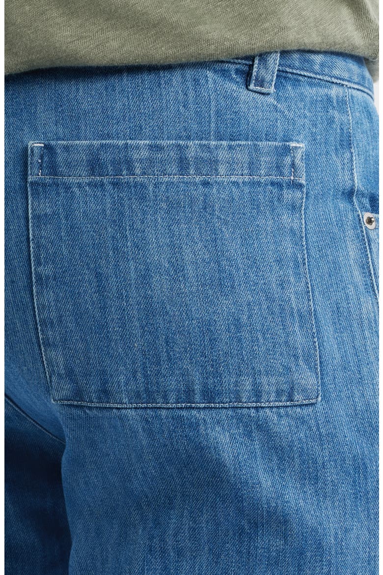 Straight Leg Organic Cotton Jeans, Alternate, color, OCEAN