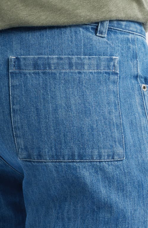 Alex Crane  Straight Leg Organic Cotton Jeans In Blue